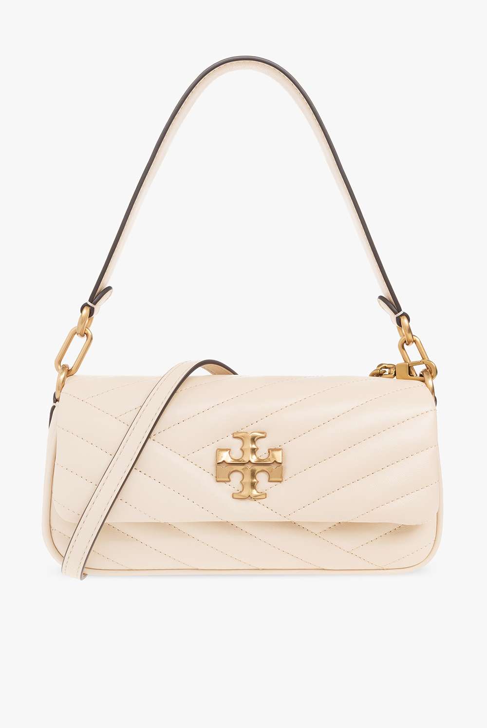 Beige Kira Chevron Mini shoulder bag Tory Burch see backpack